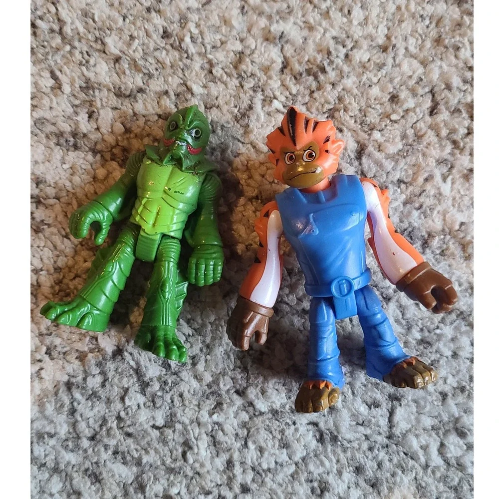 Fisher-Price Imaginext Creature from the Black Lagoon & Tygrus Action Figure Lot